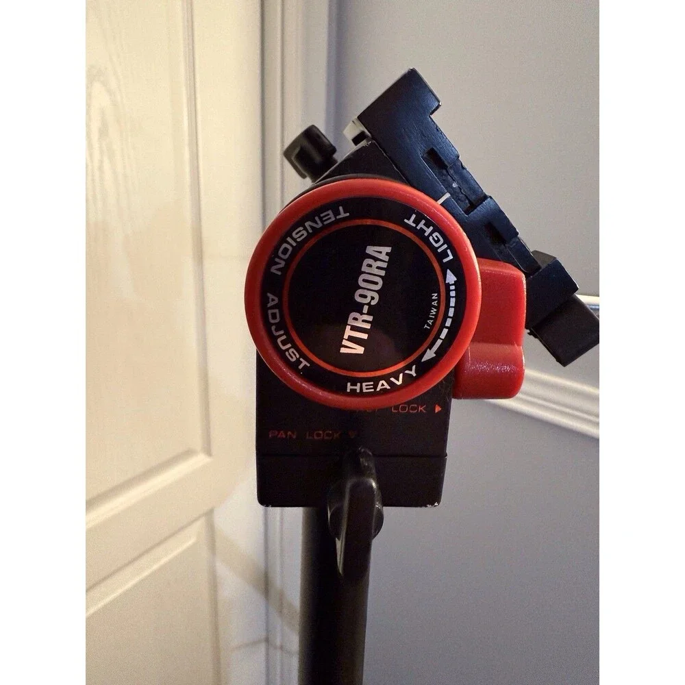 Tripod Red Accent Professional VTR-90RA for Camera/Camcorder.